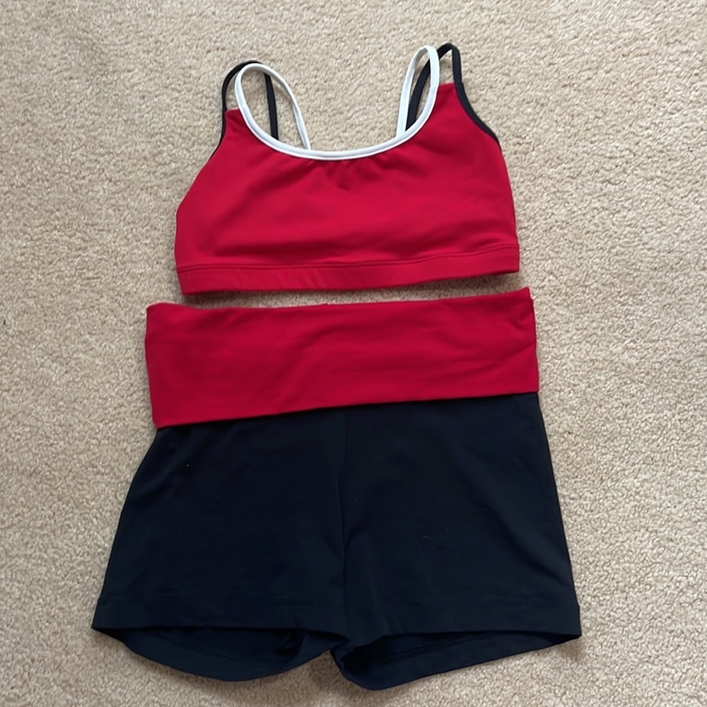 Elisabetta Rogiani 2 piece fitness wear, size large